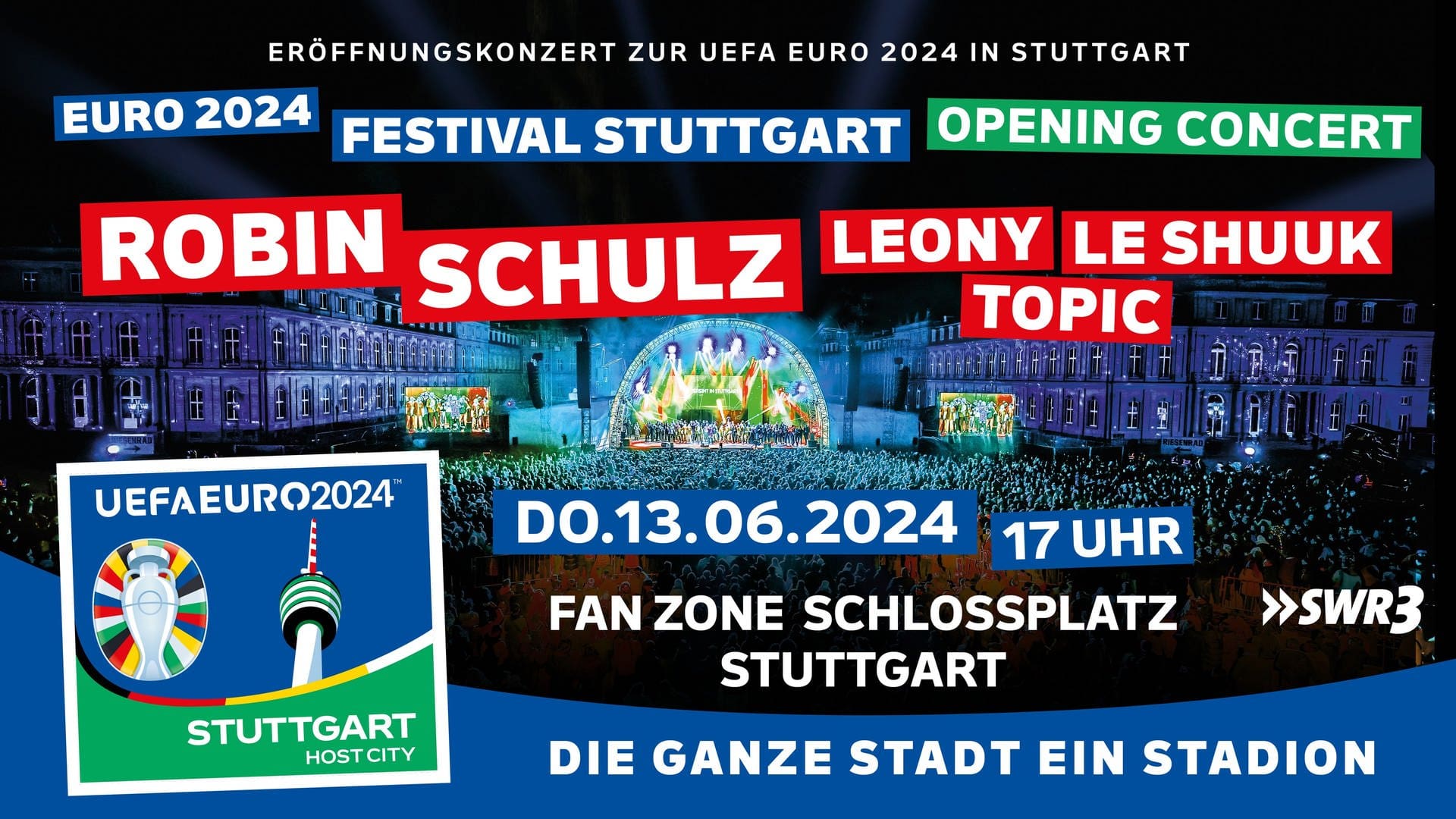 Euro 2024 Festival Stuttgart Opening Concert Plakat