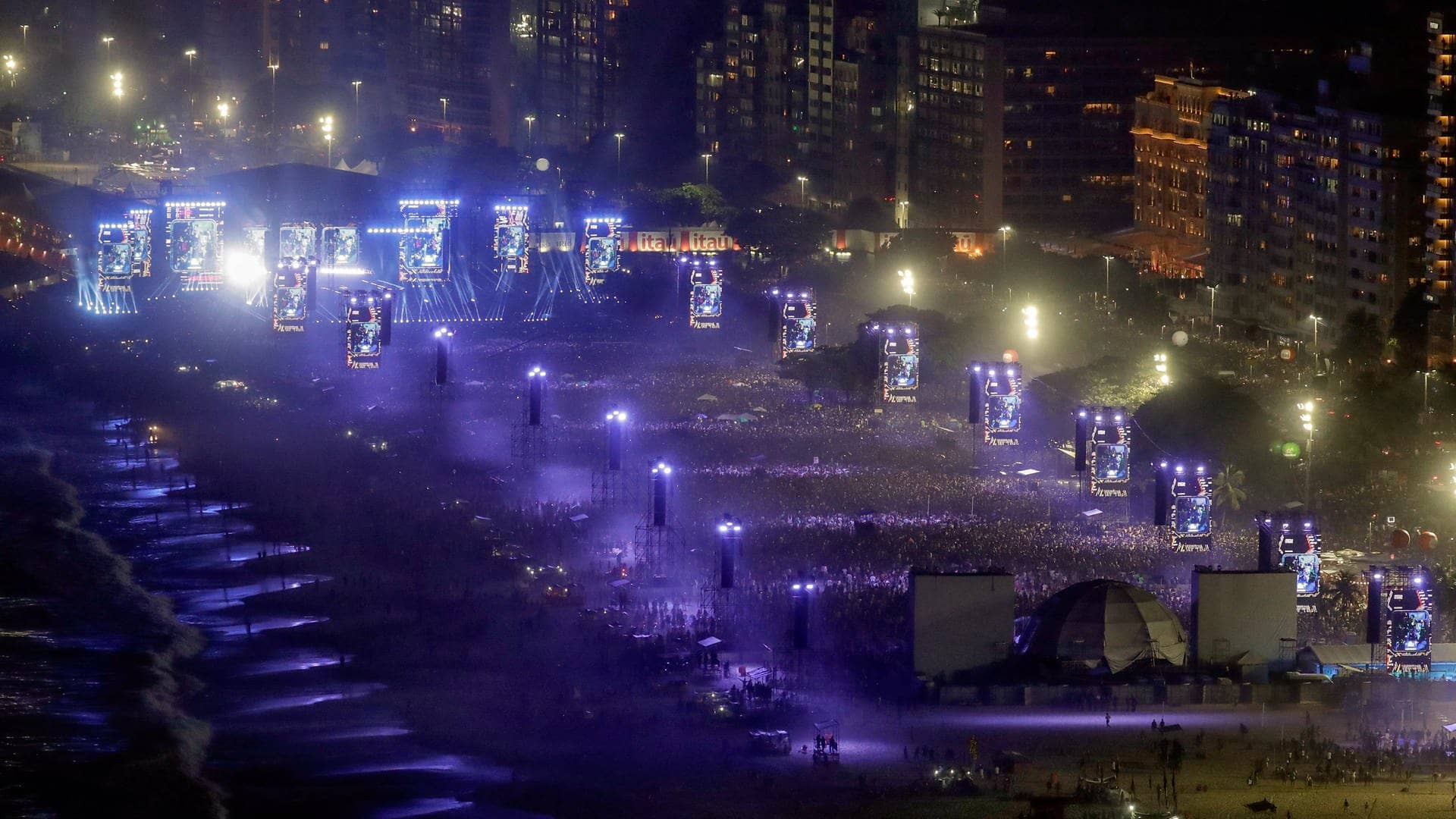 Das Konzert von Madonna in Rio verfolgten rund 1,5 Millionen Menschen.