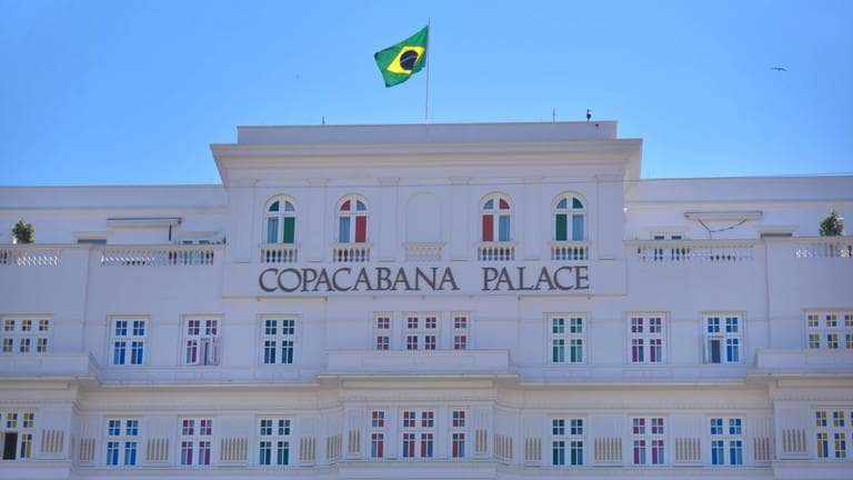 Das Hotel Copacabana Palace, in dem Madonna vor ihrem Gratis-Konzert in Rio de Janeiro übernachtet.