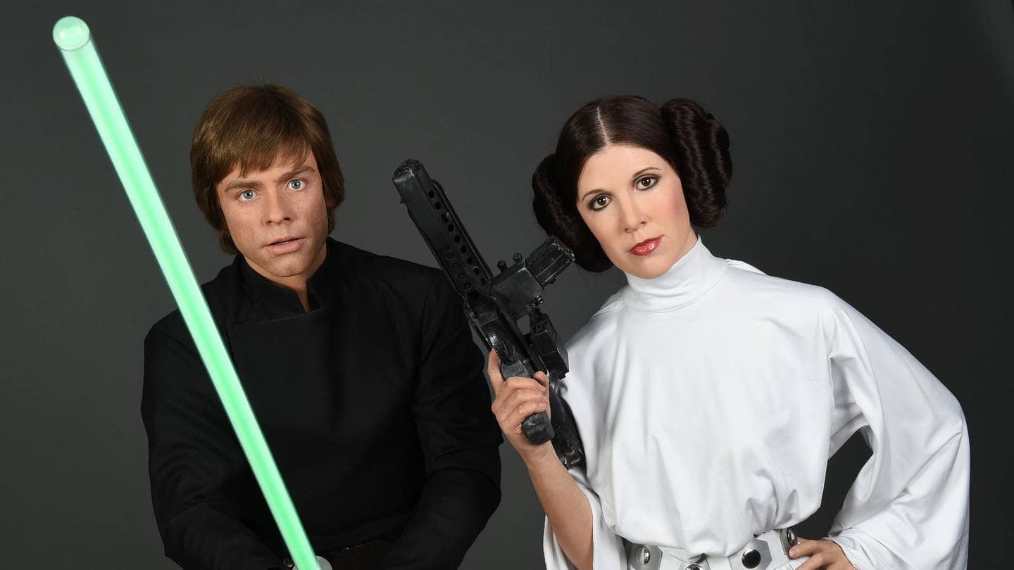 Luke Skywalker und Prinzessin Leia