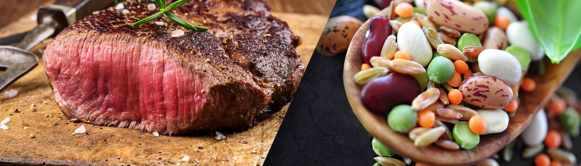 Fleisch vs. Fleischersatzprodukte – Was ist besser? (Foto: SWR3, Adobe: HLPhoto; photocrew)