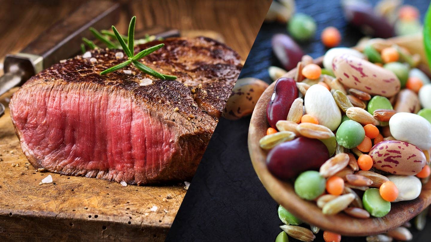 Fleisch vs. Fleischersatzprodukte – Was ist besser? (Foto: SWR3, Adobe: HLPhoto; photocrew)