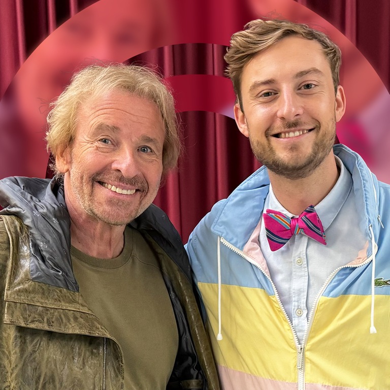 Thomas Gottschalk und Constantin Zöller, kurz vor der letzten Sendung „Wetten, dass?“ moderieren sie zusammen in SWR3 (Foto: SWR)