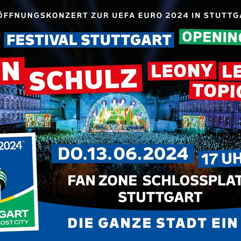 Euro 2024 Festival Stuttgart Opening Concert Plakat