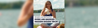 Lifehack: Mit diesem Windeltrick habt ihr das perfekte Versteck für Wertsachen am Badesee