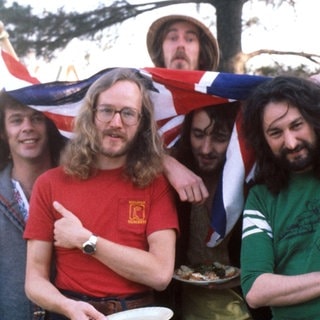 Die Band Supertramp im Jahr 1977.