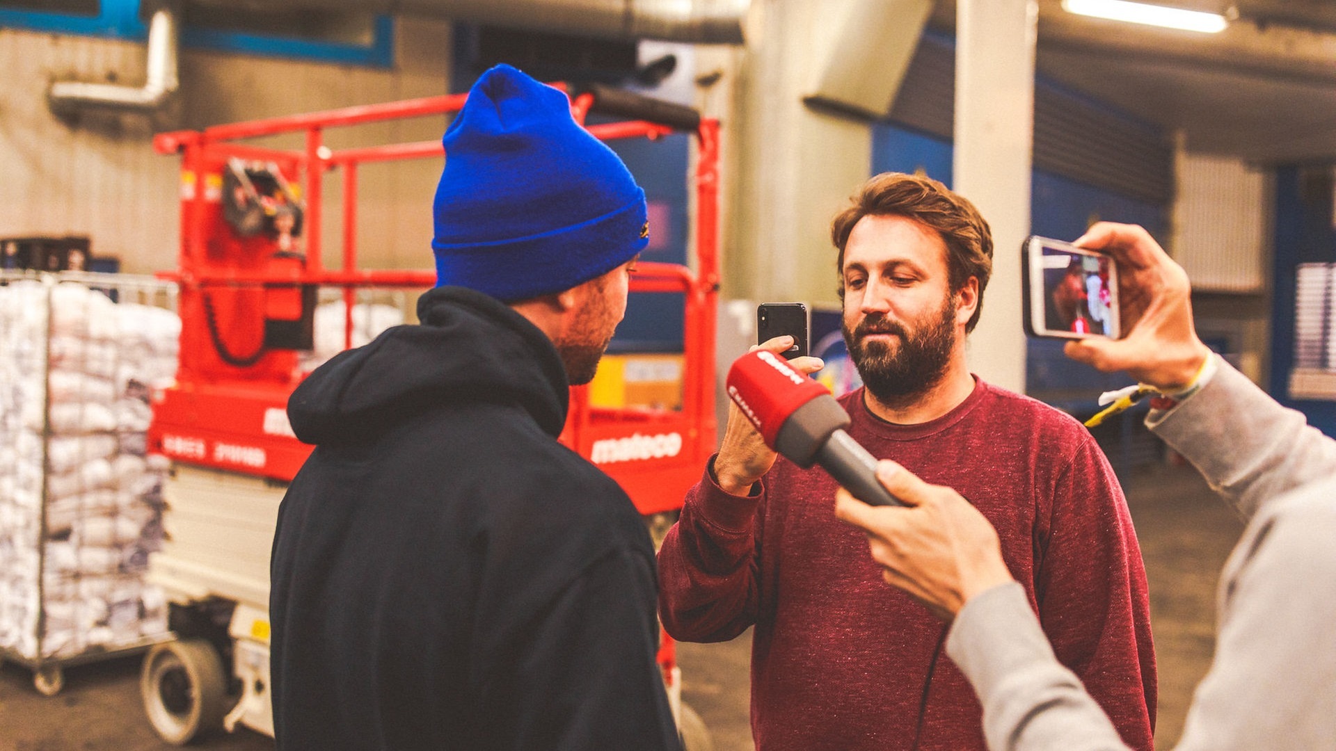 Foto: SWR3 Paul Ripke fotografiert Marteria (Foto: SWR3)