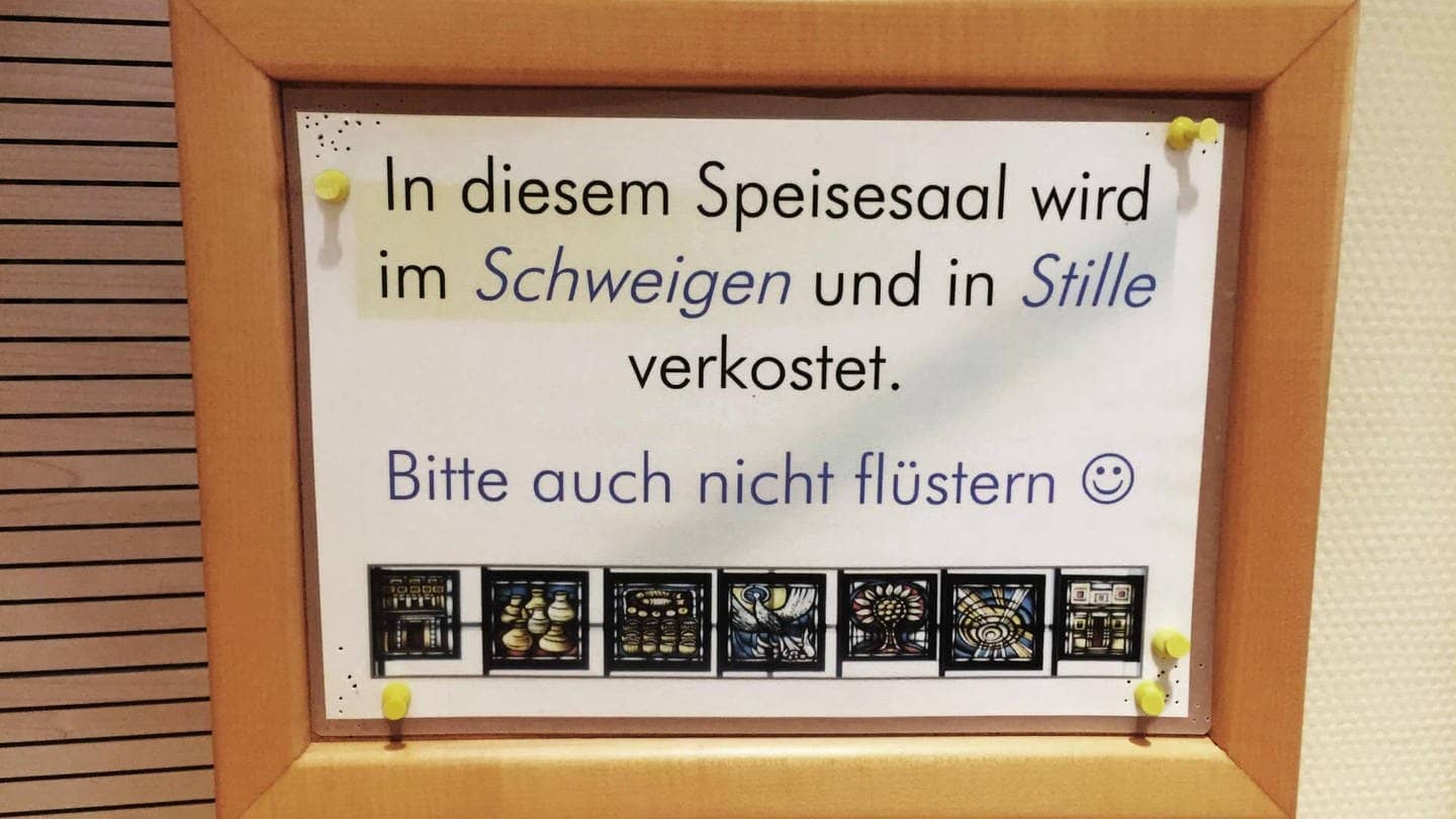 Klostertagebuch Julia Rubin: Im Speisesaal darf nicht gesprochen werden. (Foto: SWR3)