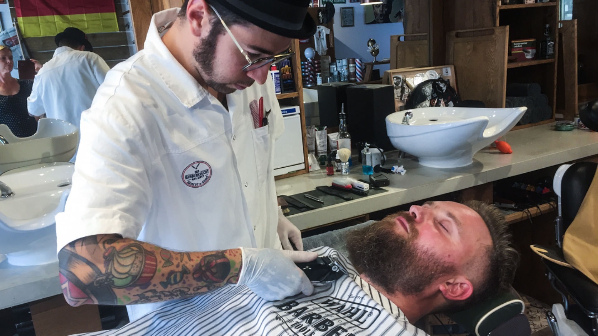 Foto: SWR3 Besuch im Barber-Shop (Foto: SWR3)