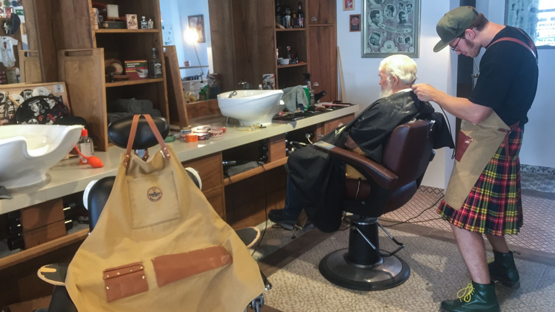 Foto: SWR3 Besuch im Barber-Shop (Foto: SWR3)