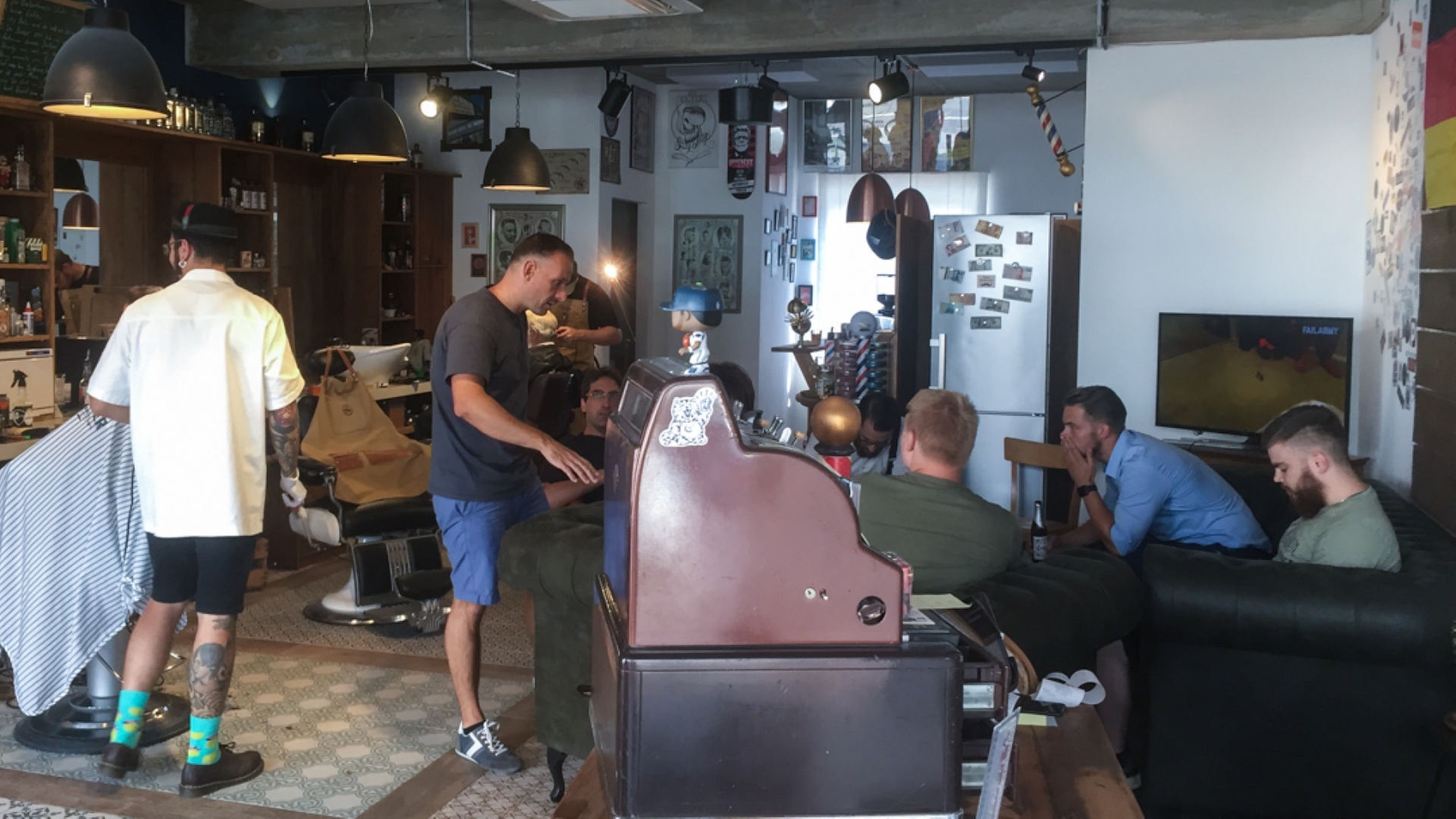 Foto: SWR3 Besuch im Barber-Shop (Foto: SWR3)