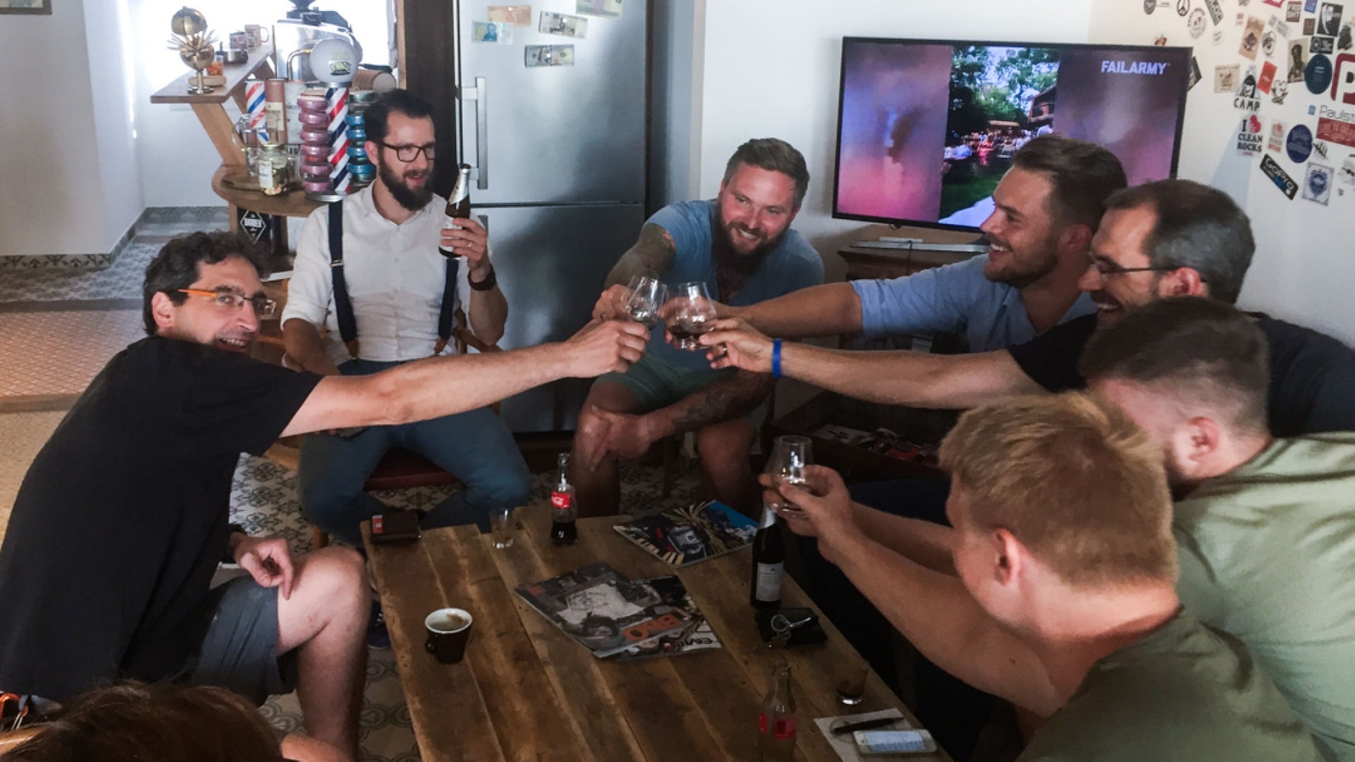 Foto: SWR3 Besuch im Barber-Shop (Foto: SWR3)
