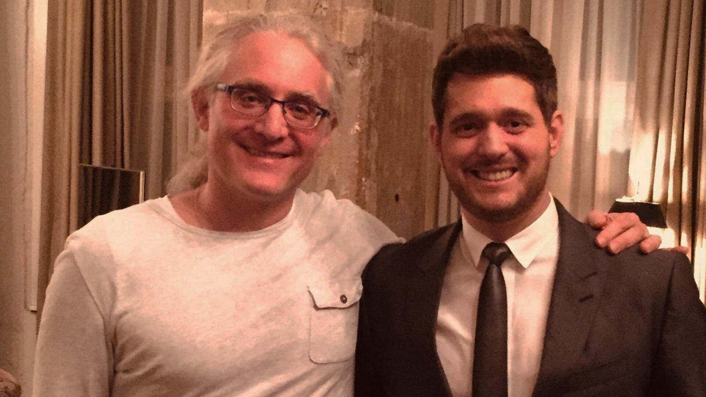Foto: SWR3 SWR3-Musikmann Matthias Kugler interviewt Michael Bublé (Foto: SWR3)