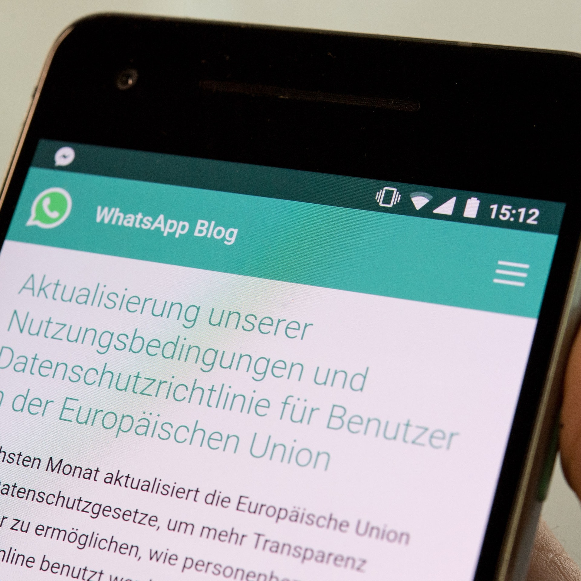 Neue Nutzungsbedingungen bei WhatsApp (Foto: picture-alliance / Reportdienste, Picture Alliance)
