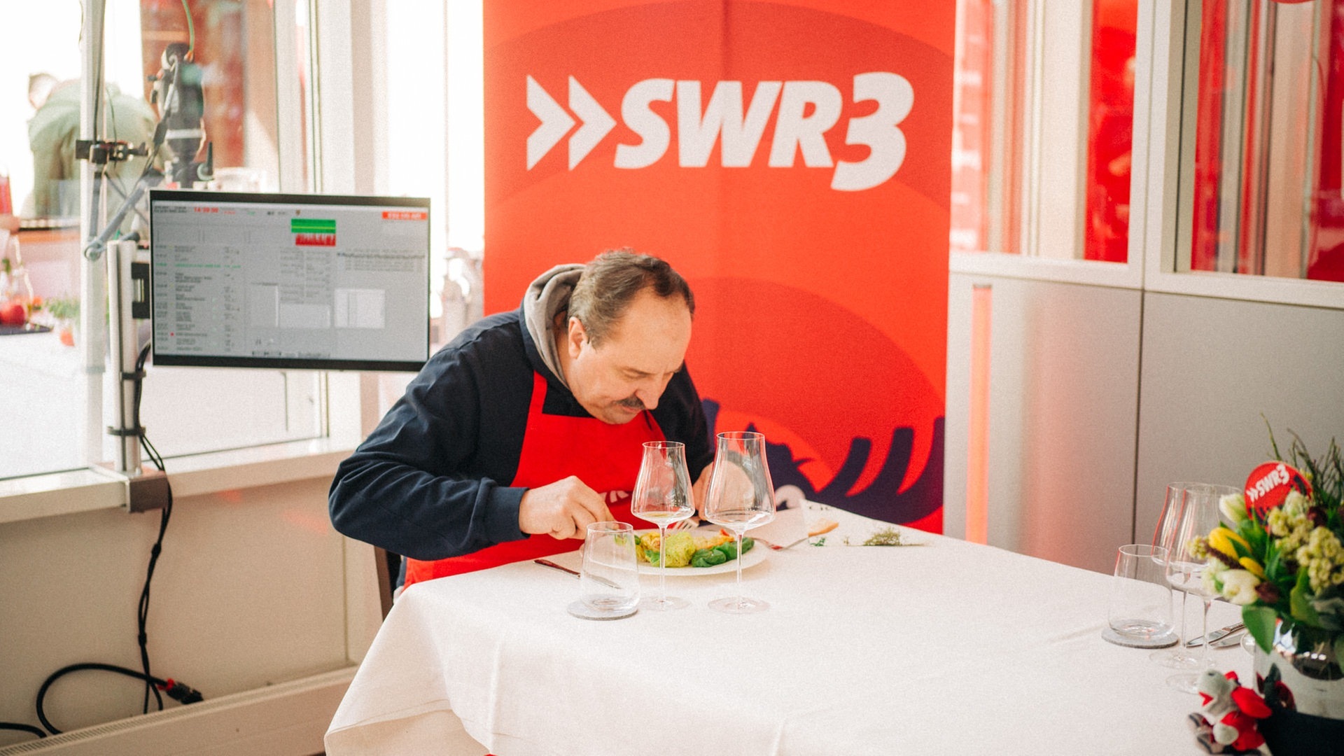 Foto: SWR3, SWR3 / DNA Collective Niko Neithardt Vorspeise: Mediterrane Garnelentarte (Foto: SWR3, SWR3 / DNA Collective Niko Neithardt)