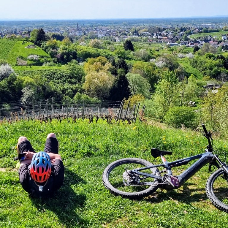 bei wolltem Wetter Blick in die Rheinebene, super! (Foto: SWR3, Stefan Scheurer)