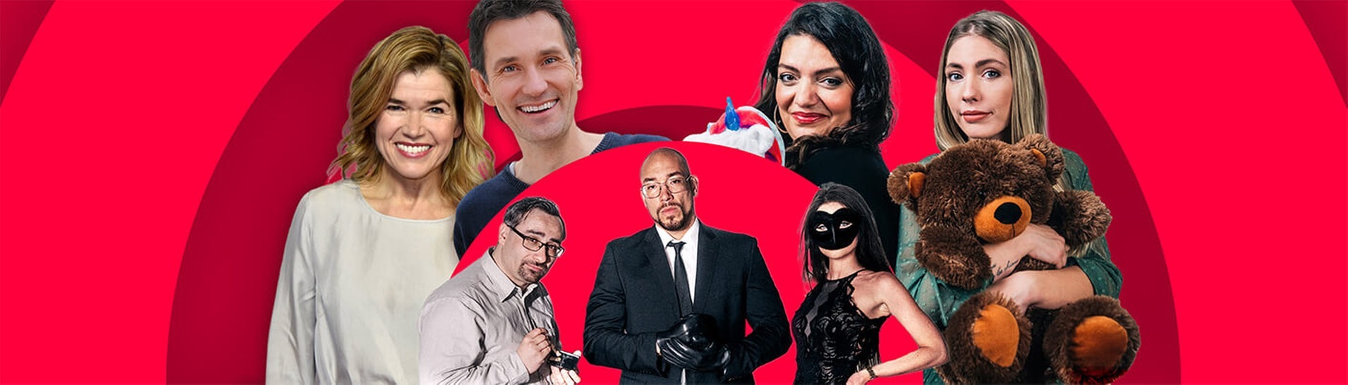 Die Macher der SWR3 Podcasts Doktorspiele, Grillen wie ein Promikoch und Mundstuhl nebeneinander (Foto: SWR3)