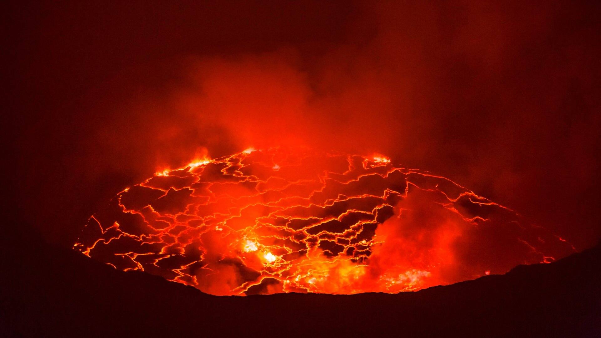 Vulkanausbruch im Kongo des Vulkans Nyiragongo (Foto: IMAGO, IMAGO / Nature Picture Library)