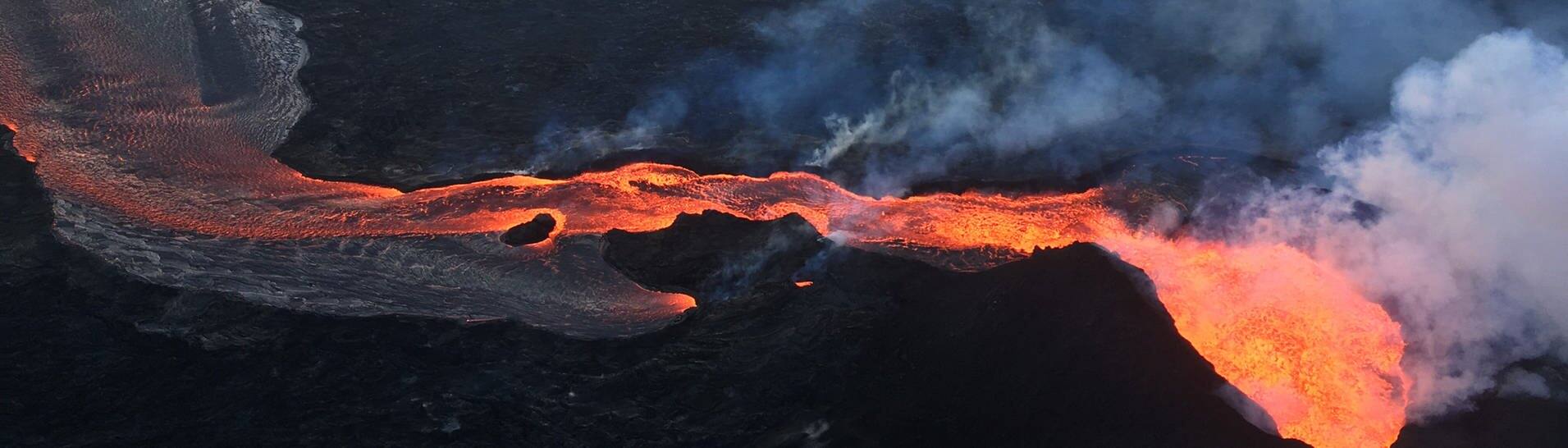 Lava des Vulkans Kilauea (Foto: dpa Bildfunk, picture alliance/dpa/ZUMA Wire | Usgs)