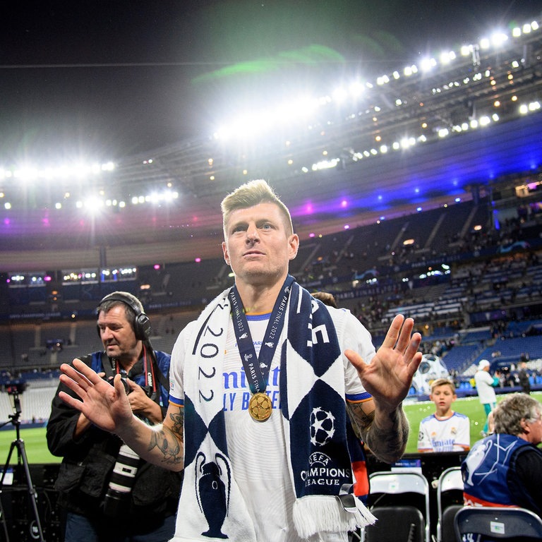 Toni Kross beim. Fussball Champions League Finale 2022. (Foto: picture-alliance / Reportdienste, picture alliance / SVEN SIMON | Anke Waelischmiller/SVEN SIMON)
