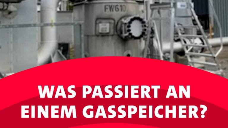 Was passiert an einem Gasspeicher? Auf dem Bild ist eine solche Anlage abgebildet. (Foto: SWR)
