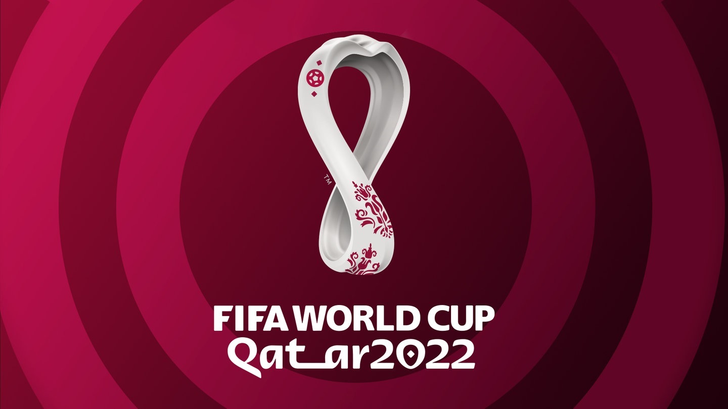 Logo der WM 2022 mit Schriftzug „FIFA World Cup Catar 2022“ (Foto: IMAGO, McPhoto / SWR3)