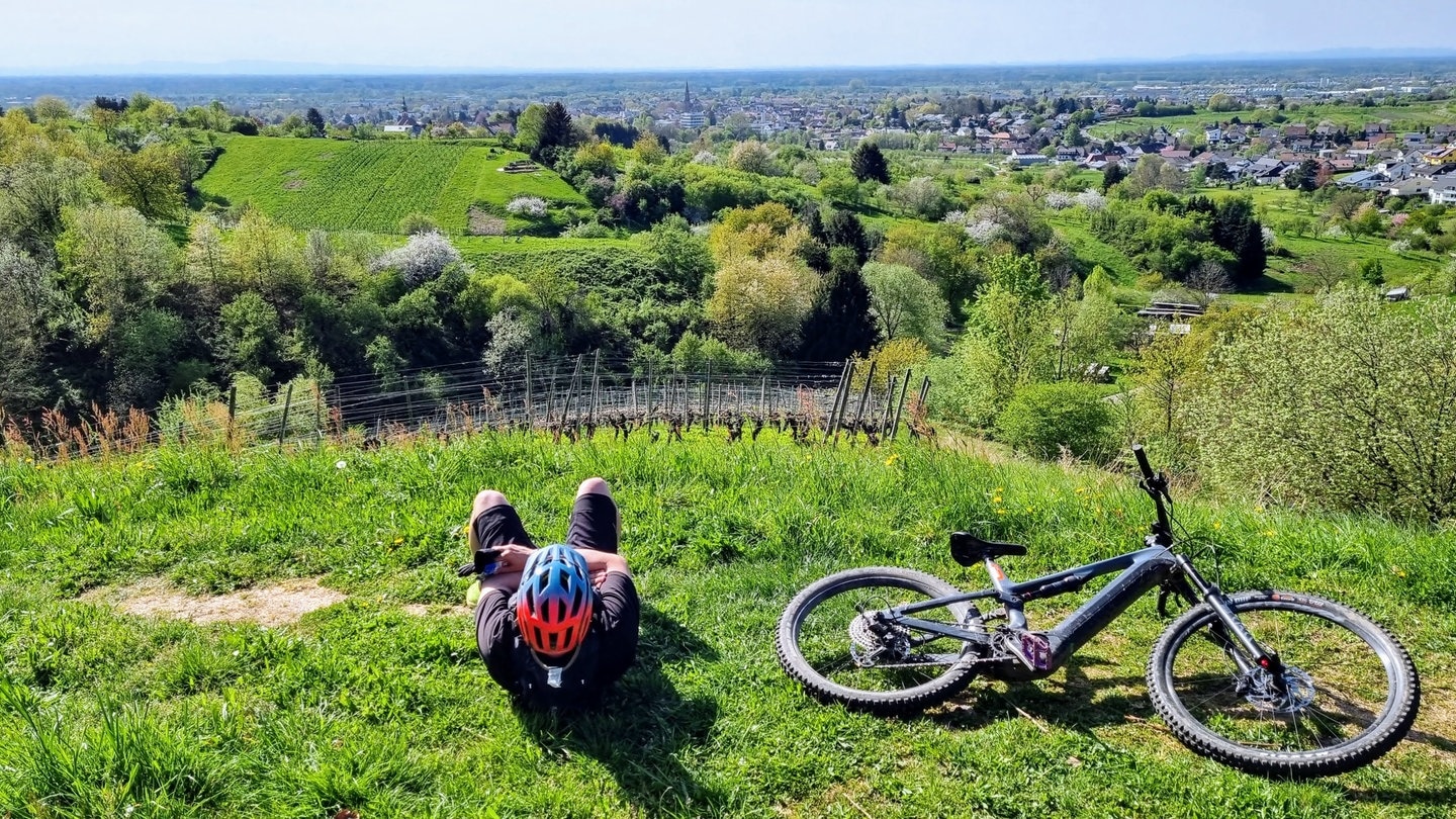 bei wolltem Wetter Blick in die Rheinebene, super! (Foto: SWR3, Stefan Scheurer)