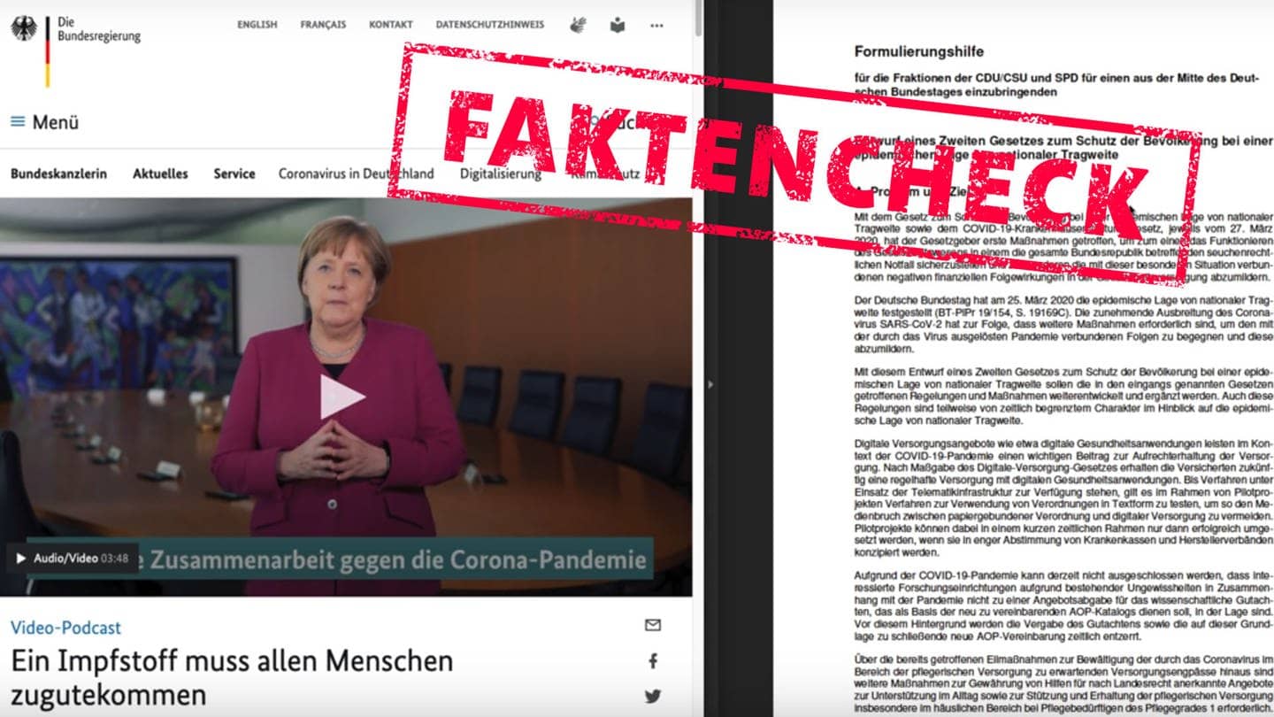 Youtube-Video Impfzwang von Bundeskabinett beschlossen OFFIZIELLE QUELLE (Foto: Screenshot Youtube)