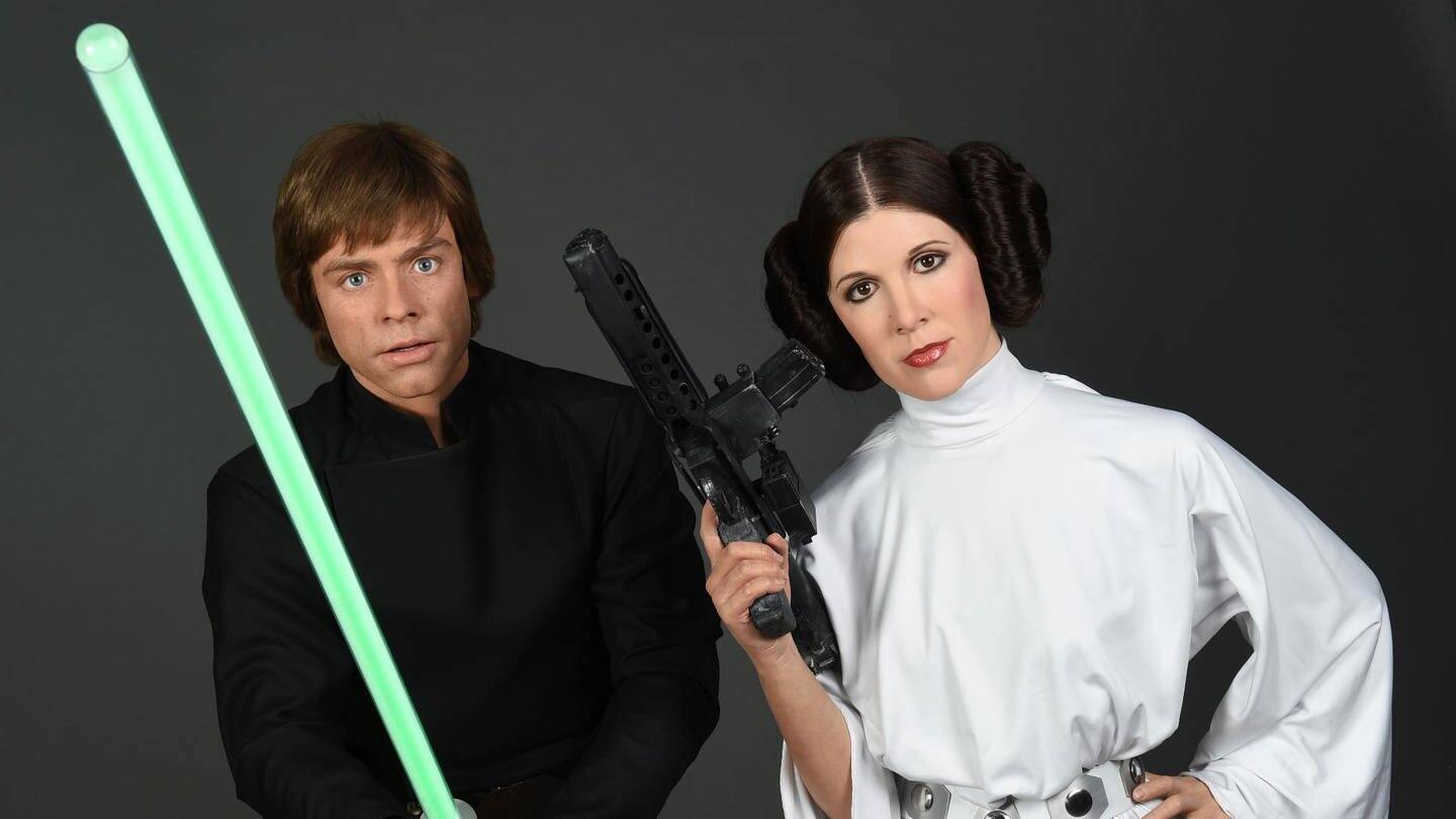 Luke Skywalker und Prinzessin Leia (Foto: dpa/picture-alliance)