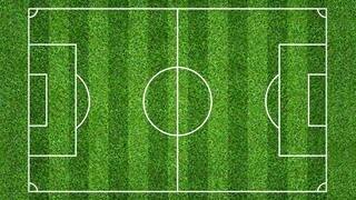 Fußballfeld mit Markierungen (Foto: Adobe Stock / praewpailin)