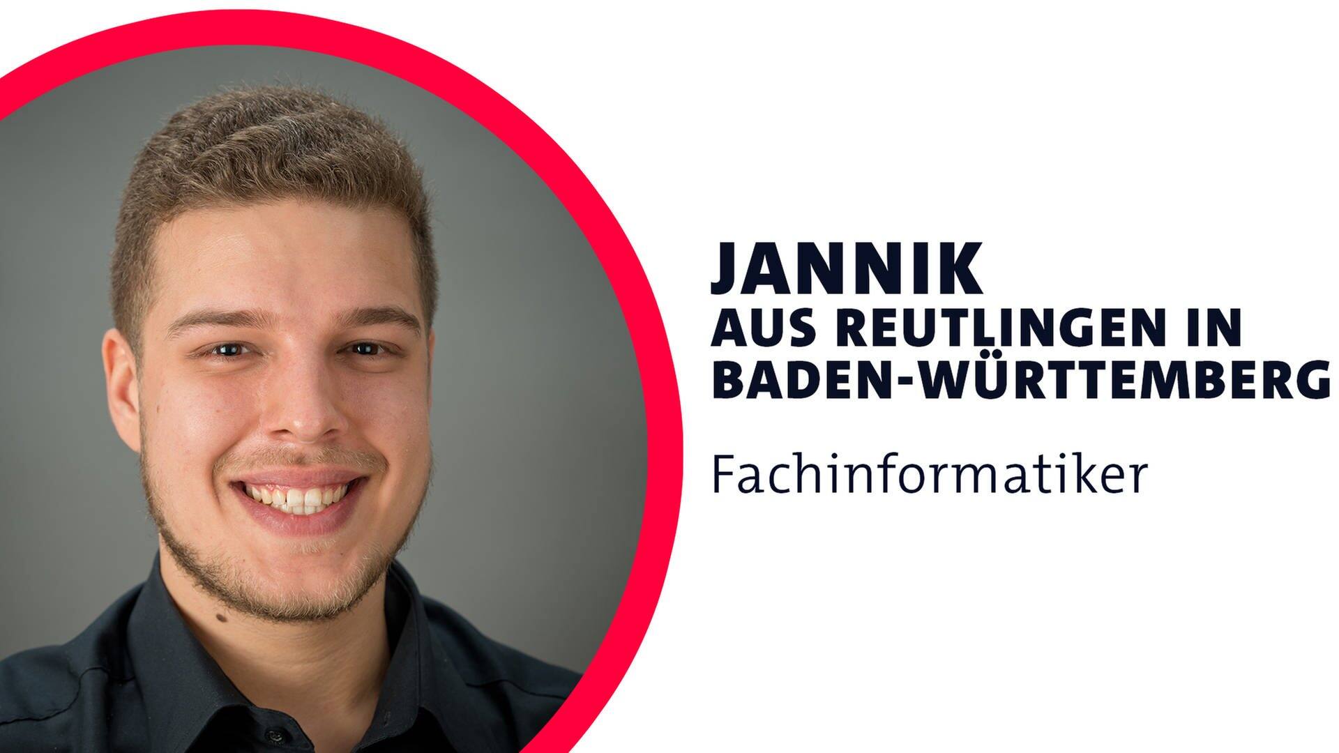 Jannik arbeitet als Fachinformatiker (Foto: SWR3, Fotograf: Rainer Deuschle Digitale Bildbearbeitung)