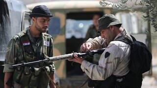 Assad-treue Milizionäre in Maaloula, Syrien. (Foto: imago images, imago images / ITAR-TASS)