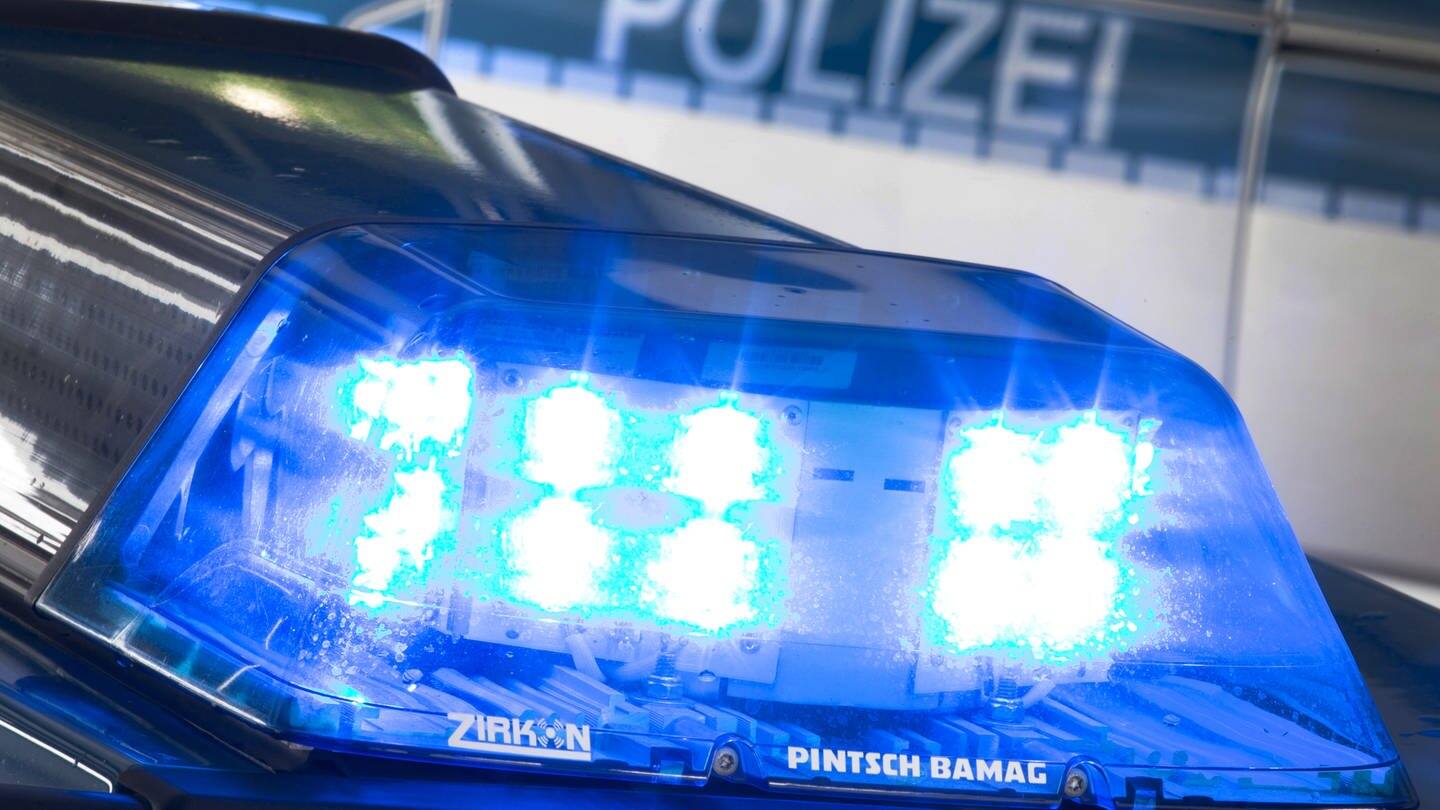 Ein Blaulicht leuchtet auf dem Dach eines Polizeiwagens (Foto: dpa Bildfunk, picture alliance/dpa | Friso Gentsch)