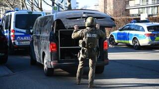 SEK und Polizei in Heidelberg im Einsatz nach einem Amoklauf (Foto: dpa Bildfunk, picture alliance/dpa//Pr-Video | R.Priebe)