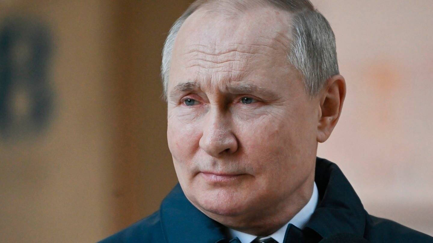 Großaufnahme Putin. (Foto: dpa Bildfunk, picture alliance/dpa/Pool Sputnik Kremlin/AP | Sergei Guneyev)