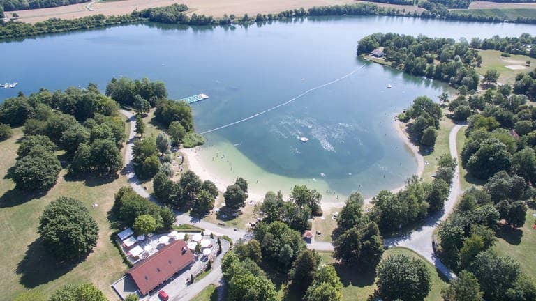 Leer: So dürfte es an den kommenden Wochenende am Breitenauer See bei Obersulm aussehen. (Foto: dpa Bildfunk, picture alliance/Sebastian Gollnow/dpa)