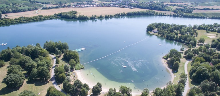 Leer: So dürfte es an den kommenden Wochenende am Breitenauer See bei Obersulm aussehen. (Foto: dpa Bildfunk, picture alliance/Sebastian Gollnow/dpa)