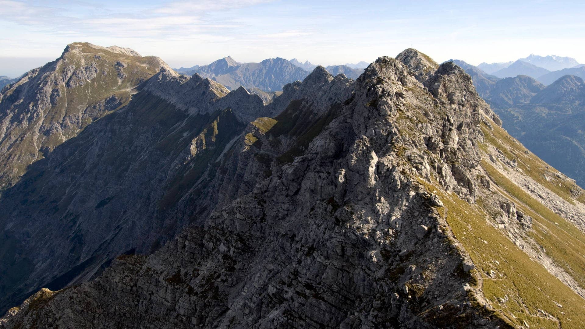 Mindelheimer Klettersteig in den Allgäuer Alpen. (Foto: IMAGO, IMAGO / Shotshop)