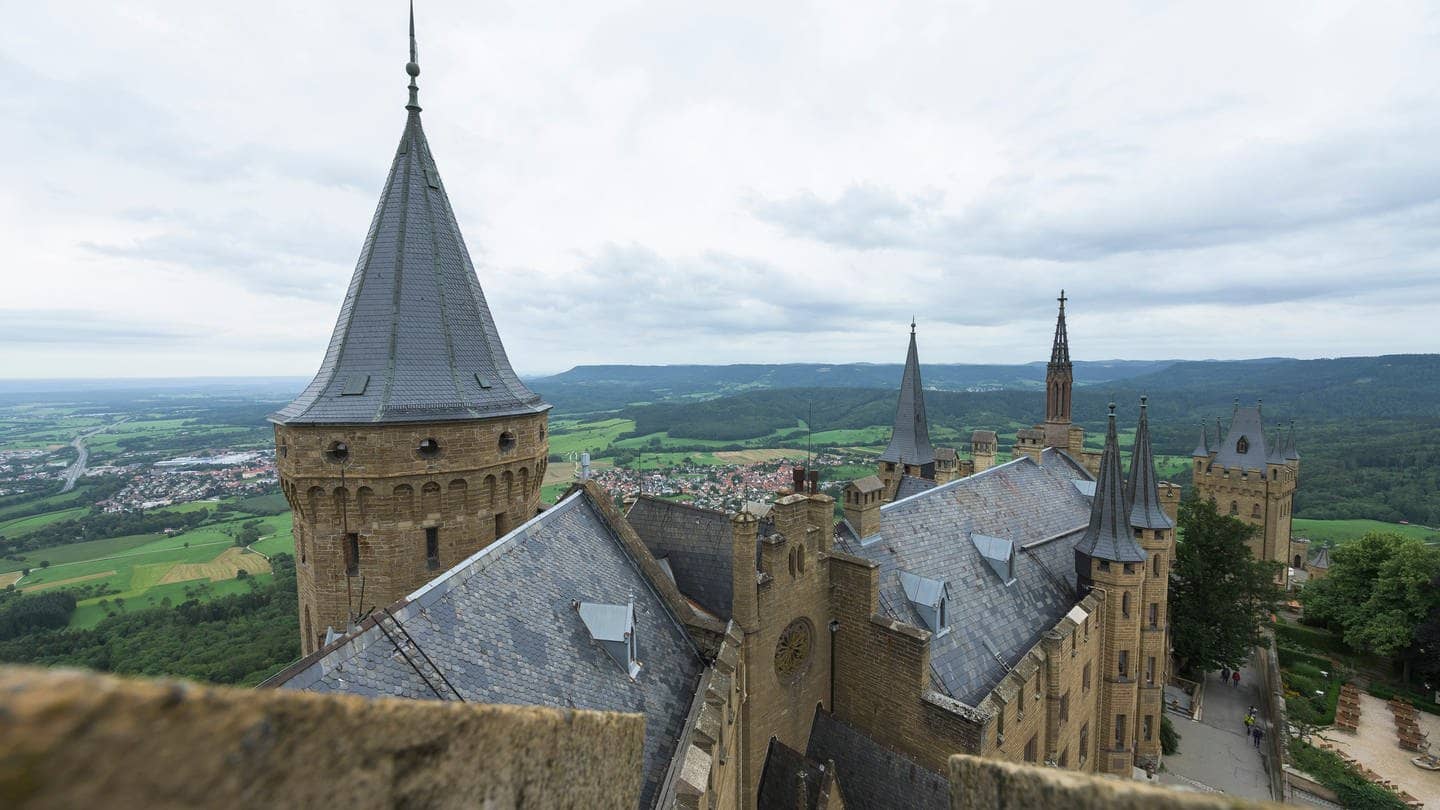 Die Burg Hohenzollern bei Hechingen (Foto: dpa Bildfunk, picture alliance/dpa | Silas Stein)