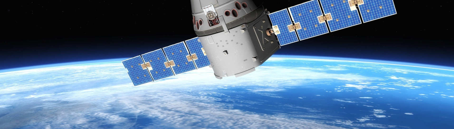 Eine graphische Darstellung eines Satelliten über der Erde (Foto: IMAGO, IMAGO/CHROMORANGE)