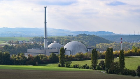 Das Atomkraftwerk Neckarwestheim (Foto: dpa Bildfunk, picture alliance/dpa/Deutsche Presse-Agentur GmbH | Bernd Weißbrod)