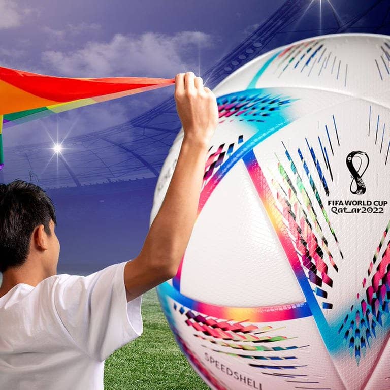 Symbolbild Fußball-WM in Katar (Foto: SWR, efks / HappyWhale / Pituk)