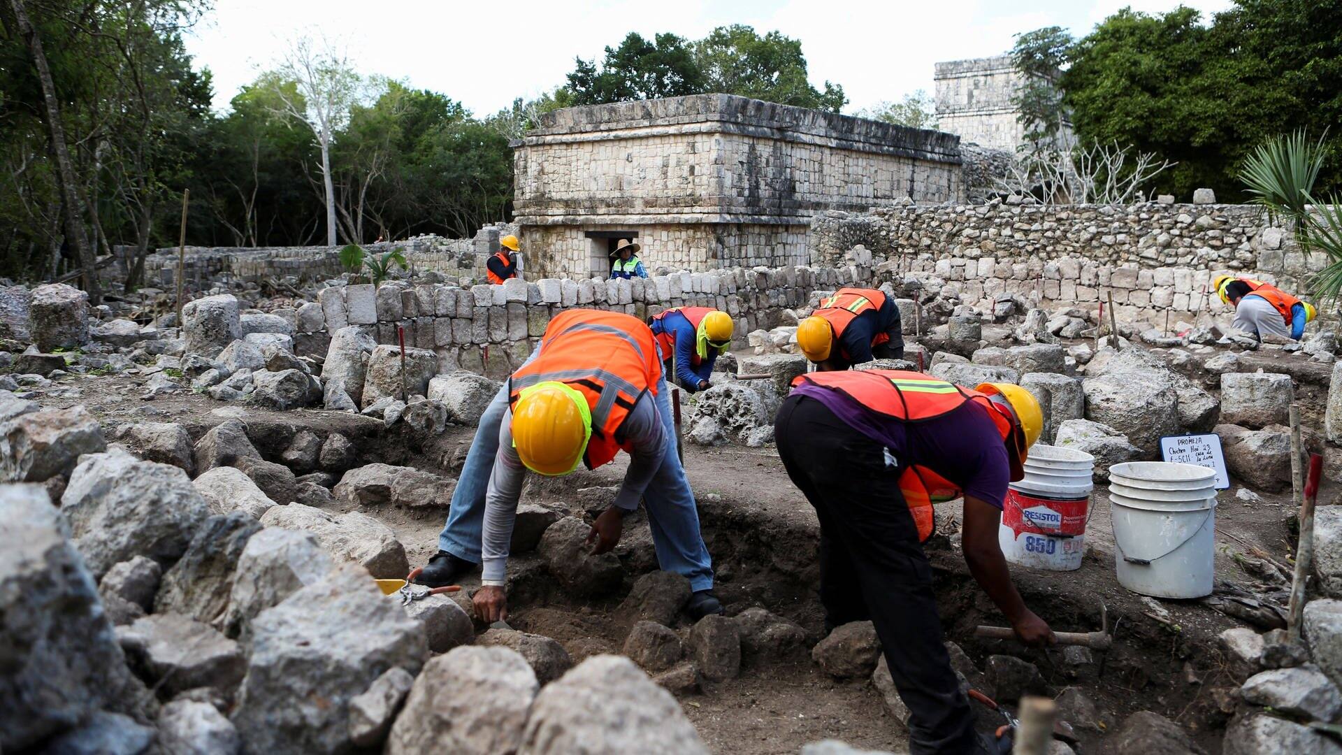 Neu entdeckte Ruinen in Chichen Itza (Foto: Reuters)