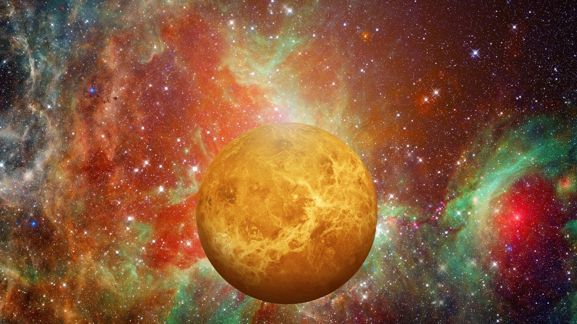 Foto: IMAGO, IMAGO / Panthermedia, bereitgestellt von der NASA Der Planet Venus in der Galaxie (Foto: IMAGO, IMAGO / Panthermedia, bereitgestellt von der NASA)
