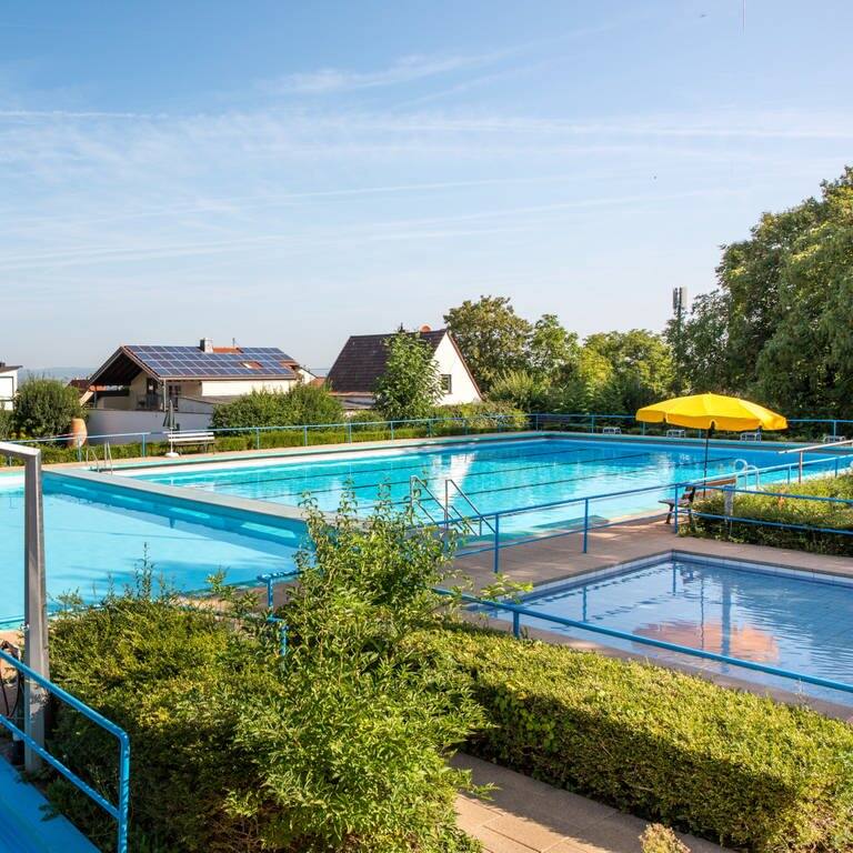 Ein Blick auf das Schwimmbecken im Bosenheimer Freibad (Foto: Stadtwerke Bad Kreuznach)