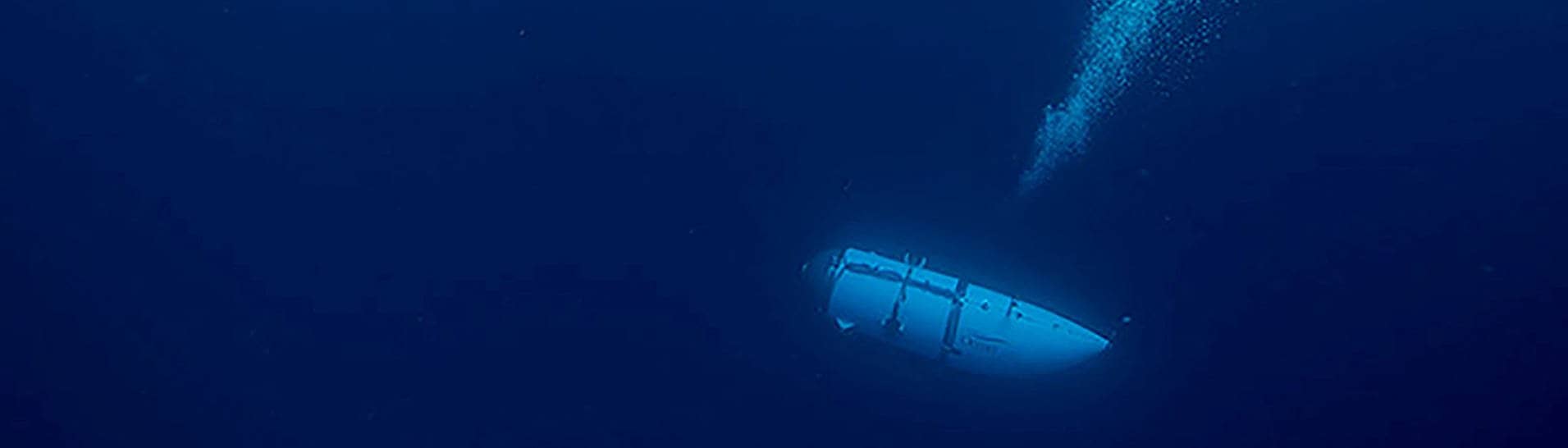 Tauchboot „Titan“ beim Absinken im Atlantik. (Foto: Reuters)
