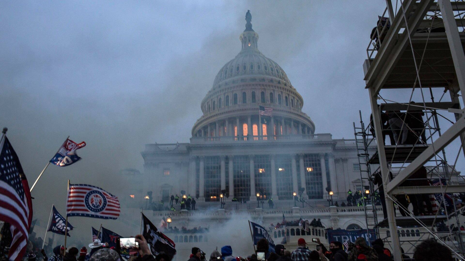 Sturm aufs US-Kapitol am 6. Januar 2021. (Foto: picture-alliance / Reportdienste, picture alliance / ZUMAPRESS.com | Probal Rashid)
