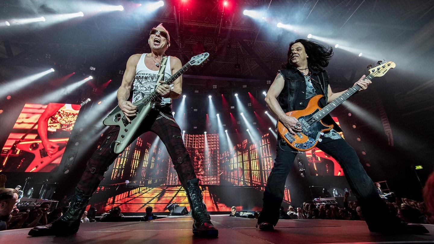 Foto: picture alliance/Daniel Maurer/dpa Die Band Scorpions: Für ihren Abschied vom Posten als Verteidigungsministerin wünscht sich von der Leyen deren Lied „Wind of Change“ (Foto: picture alliance/Daniel Maurer/dpa)