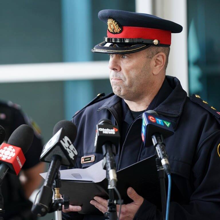 Stephen Duivesteyn von der Polizei in Toronto (Foto: dpa Bildfunk, picture alliance/dpa/Canadian Press via ZUMA Press | Arlyn Mcadorey)