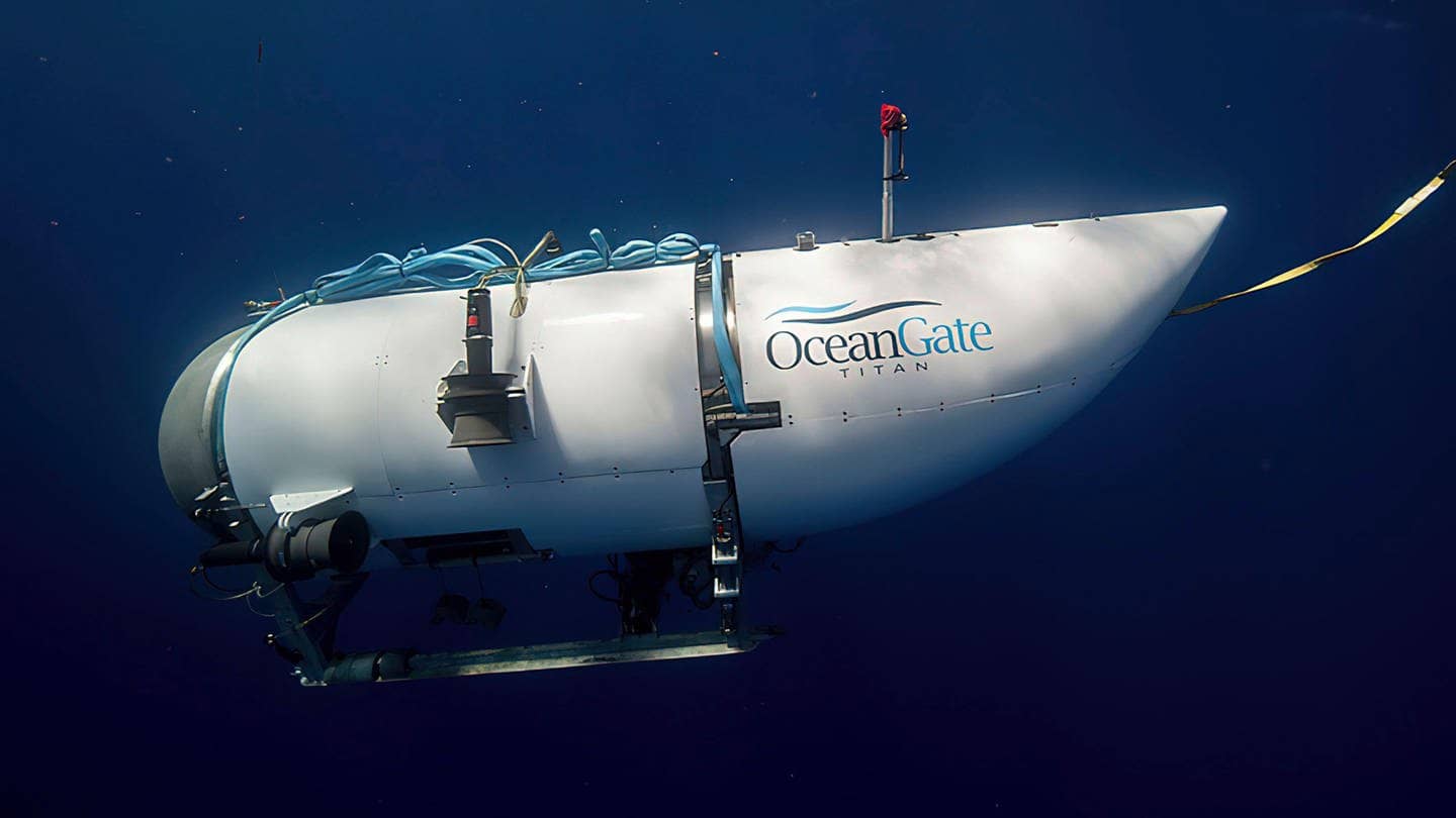 Das Tauchboot „Titan“ der Firma Oceangate